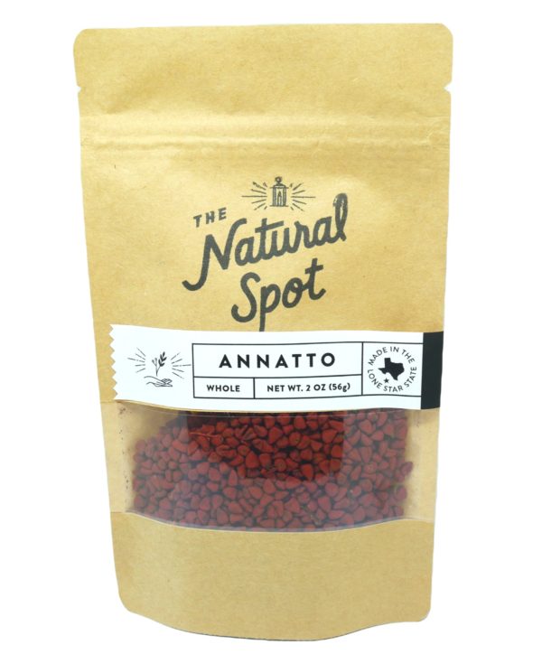 Bag of whole Annatto from the Natural Spot