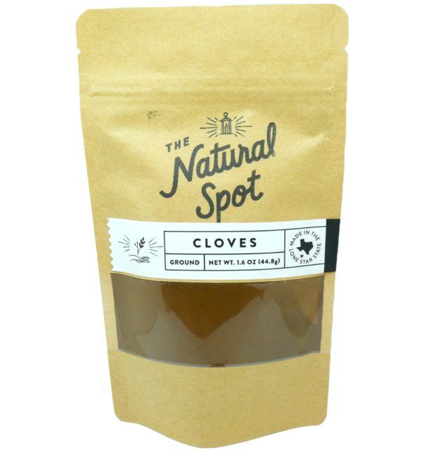 Bag of ground Cloves from the Natural Spot