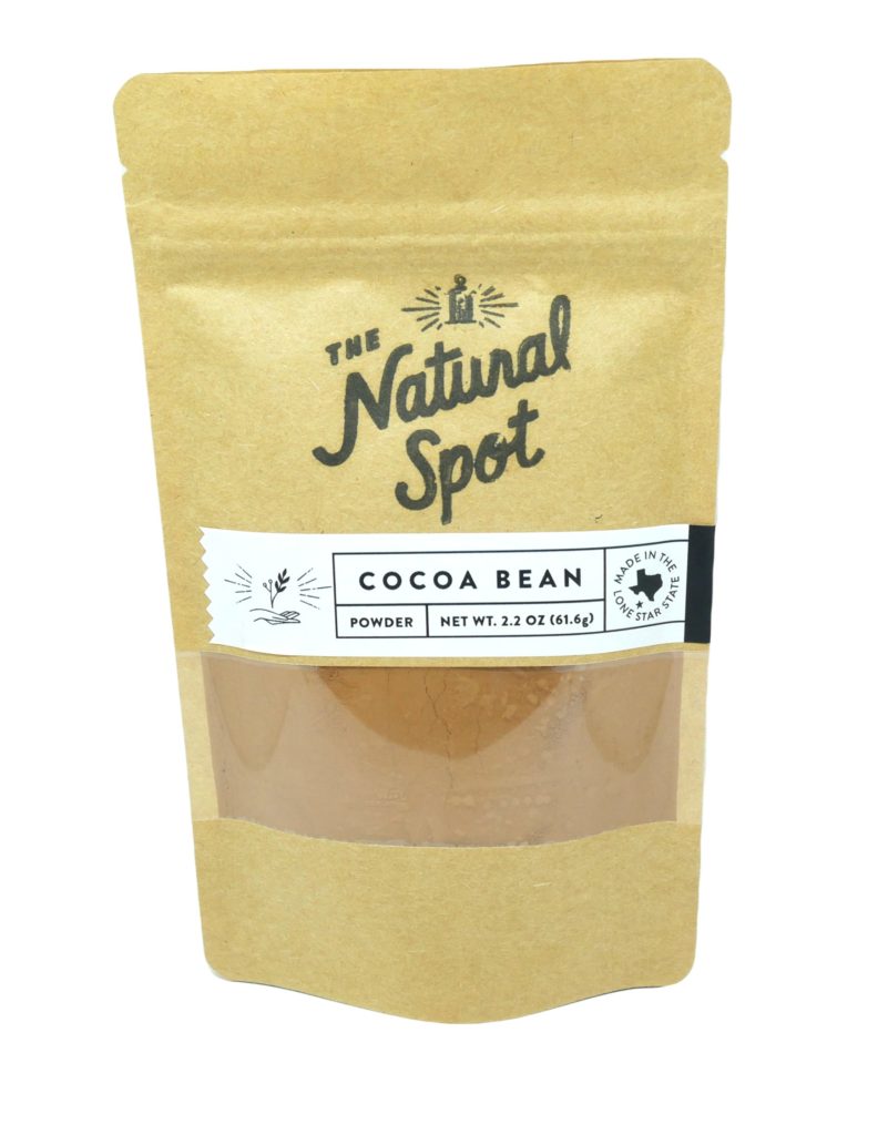 Bag of Cocoa Bean powder from the Natural Spot