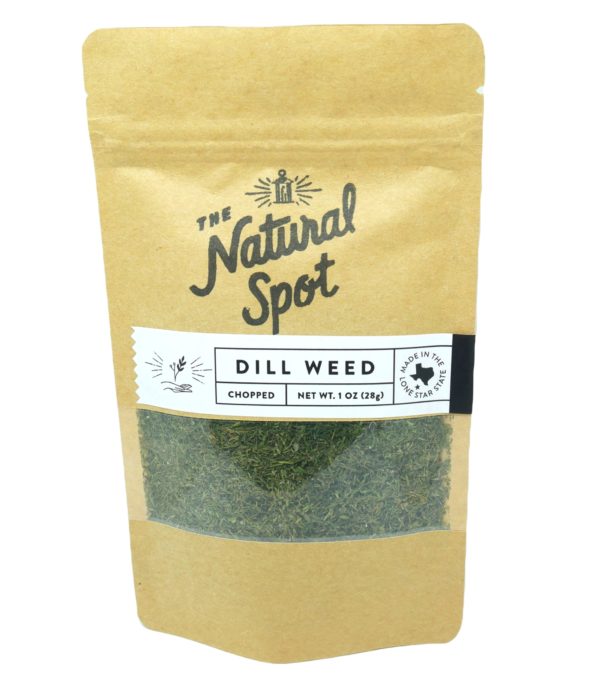 Bag of chopped Dill Weed from the Natural Spot