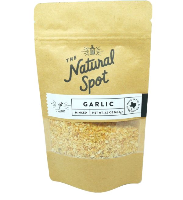 Bag of minced Garlic from the Natural Spot