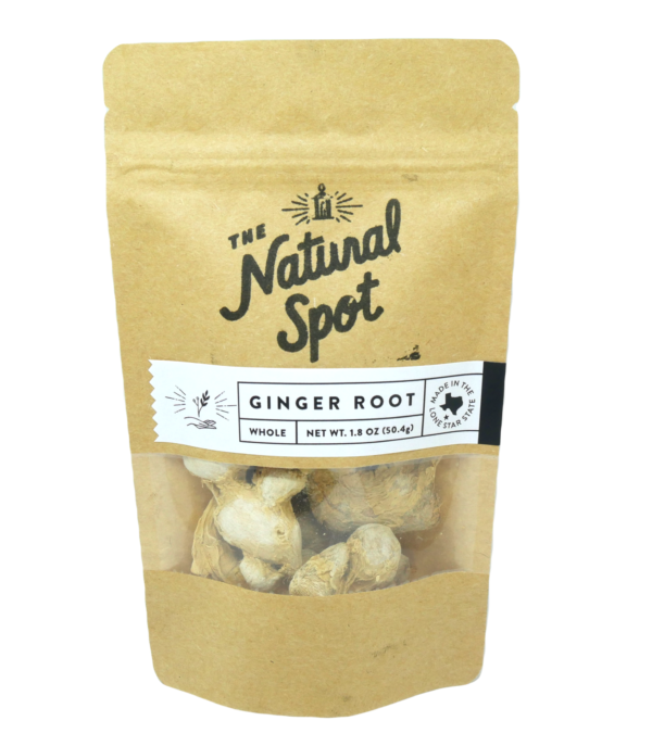 Bag of whole Ginger Root from the Natural Spot