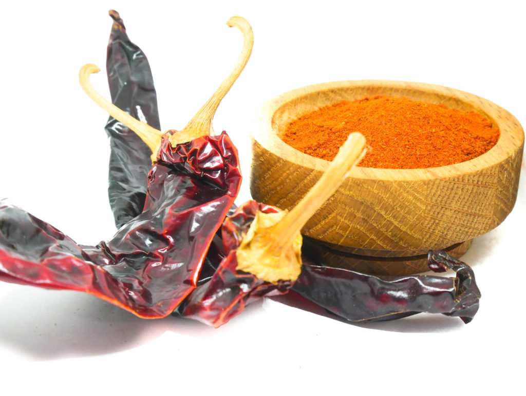 Order Whole Guajillo Chile Pepper flakes from the Natural Spot