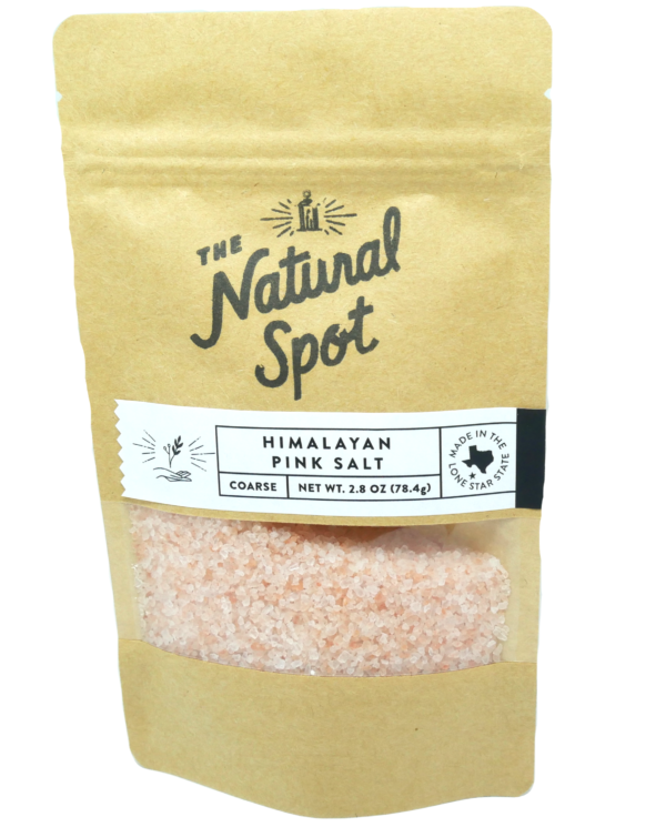 Bag of coarse Himalayan Pink Salt from the Natural Spot