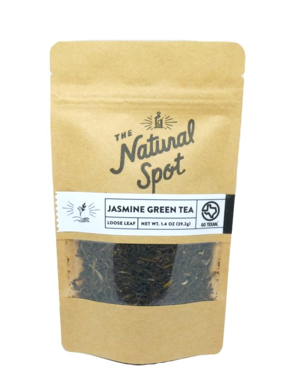 Bag of Jasmine Green Tea from the Natural Spot