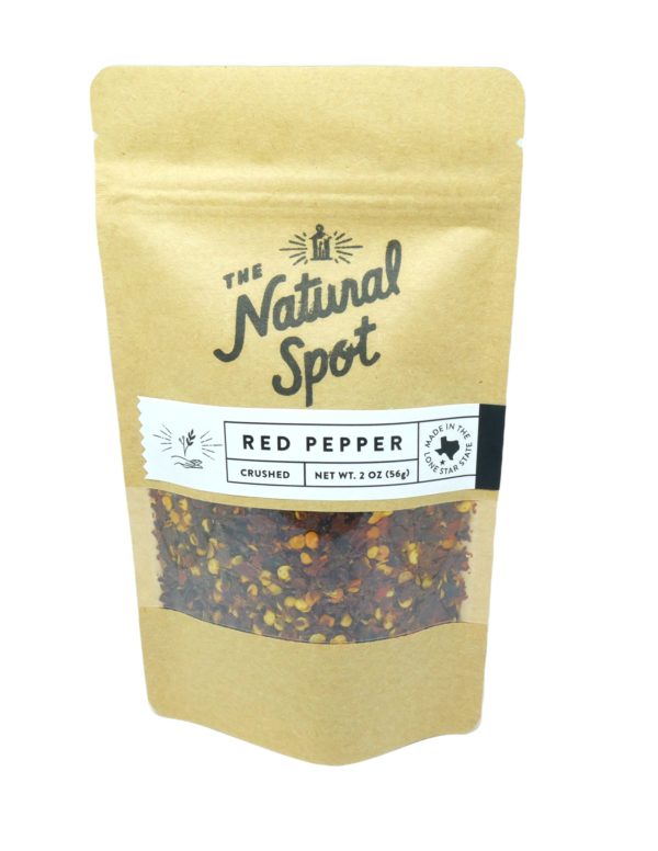 Bag of crushed Red Pepper from the Natural Spot