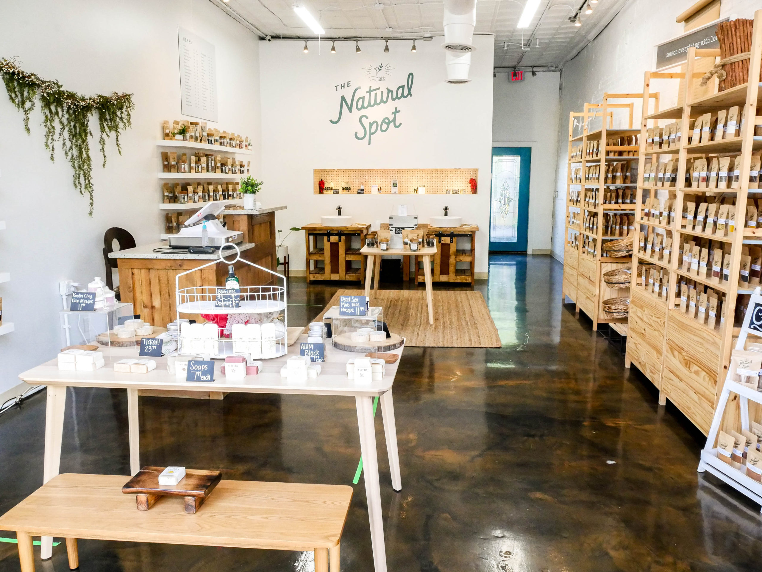 The Natural Spot store interior
